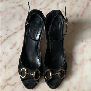 Gucci Suede Espadrilles, Sz. 10